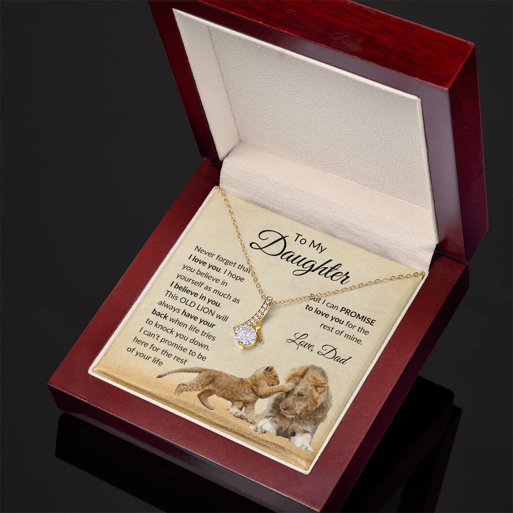 To My Daughter | Old Lion | Alluring Beauty Necklace