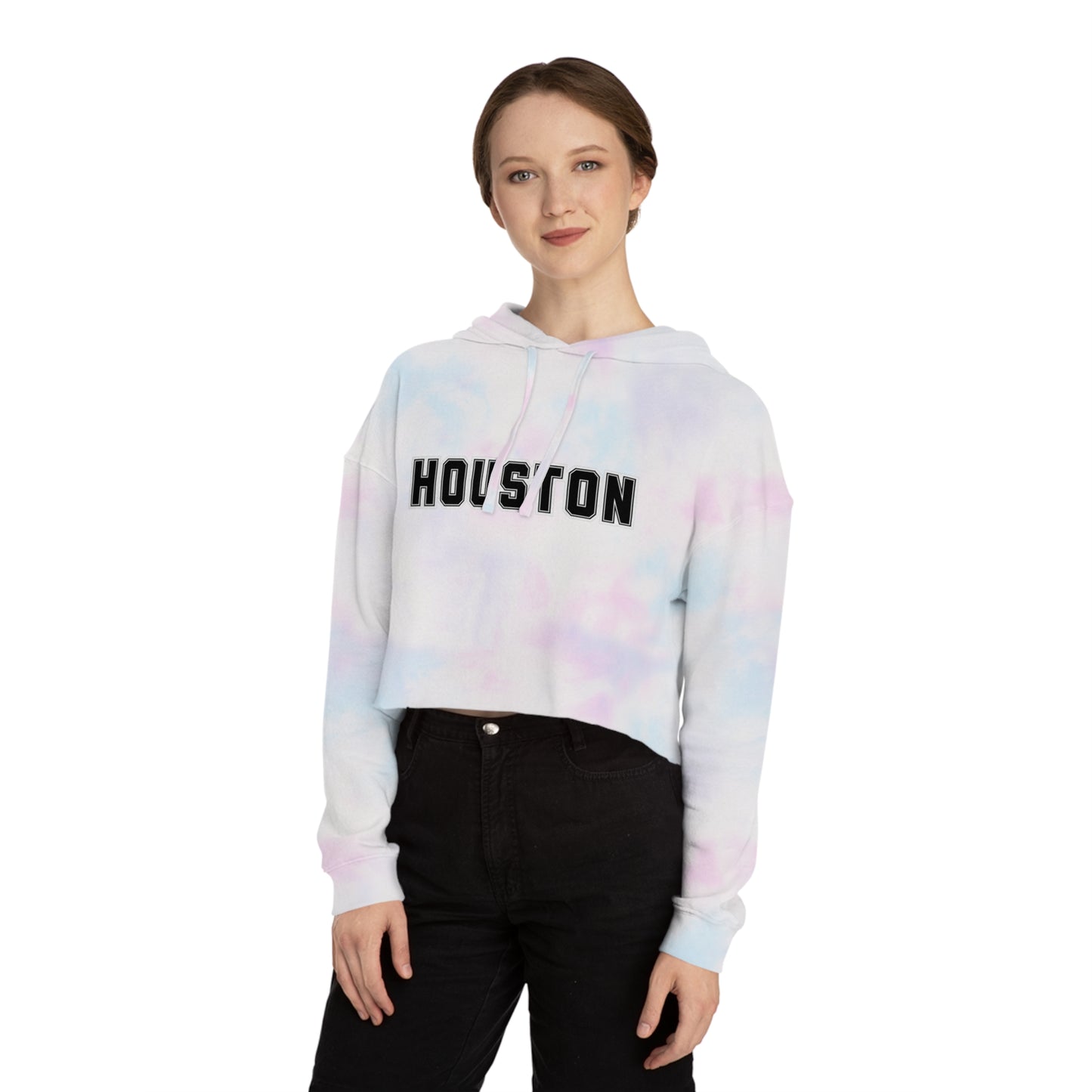 HOUSTON | Women’s Cropped Hooded Sweatshirt