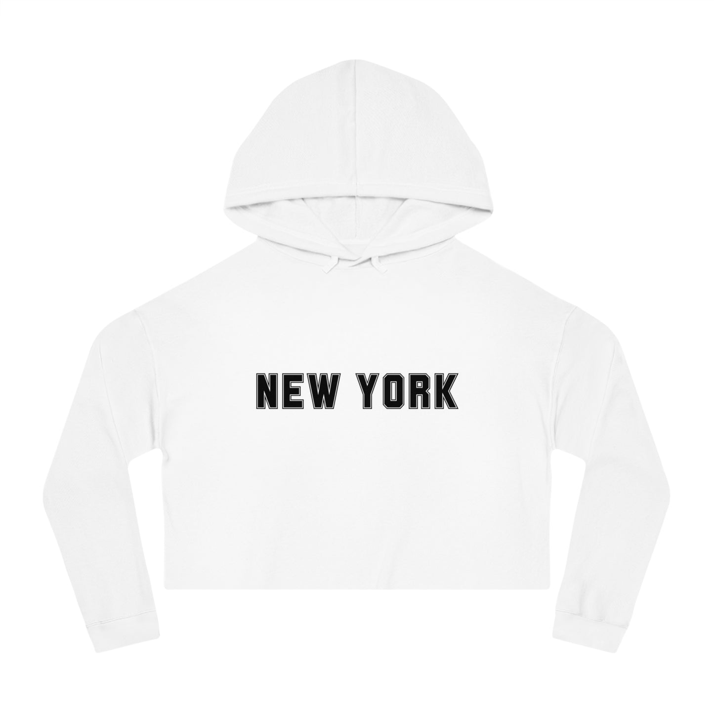 NEW YORK | Women’s Cropped Hooded Sweatshirt