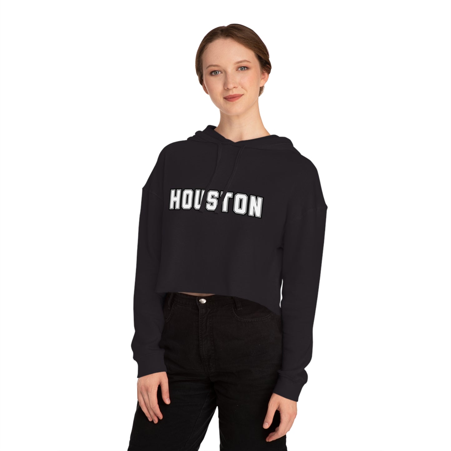 HOUSTON | Women’s Cropped Hooded Sweatshirt