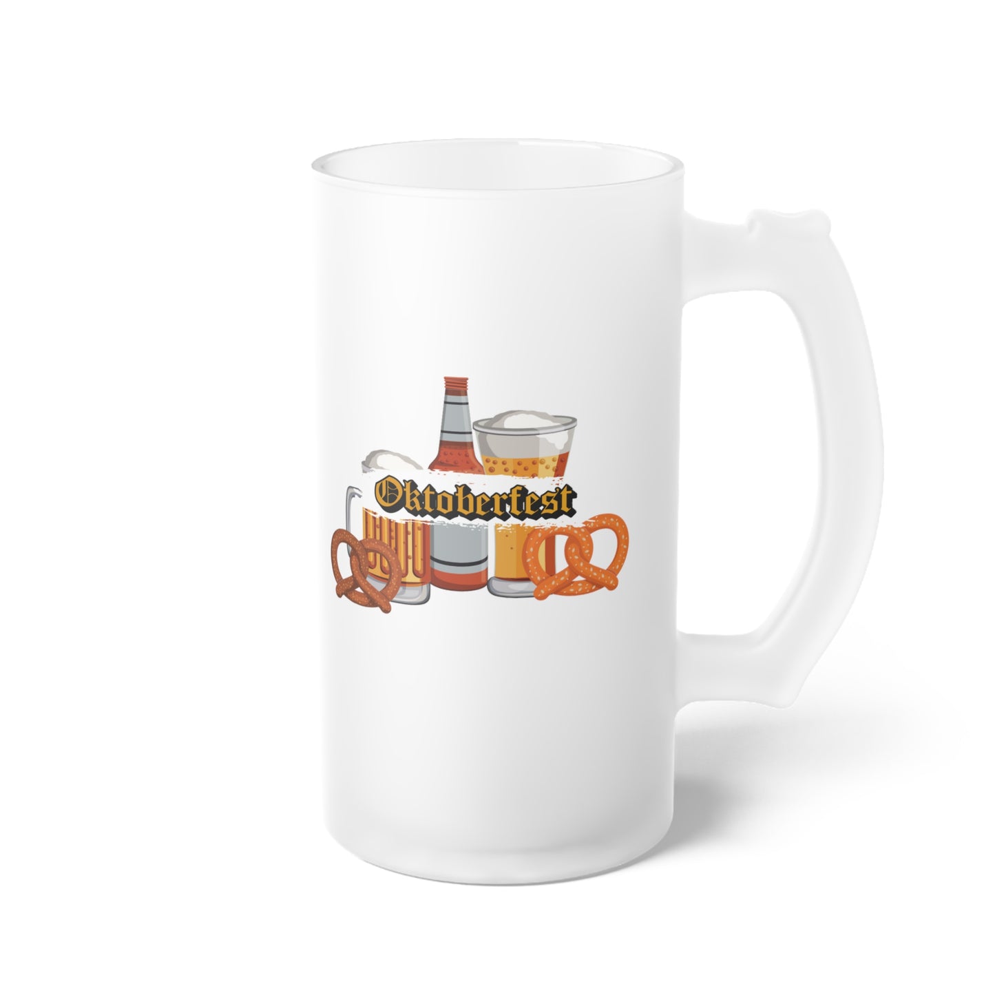 Oktoberfest | Frosted Glass Beer Mug