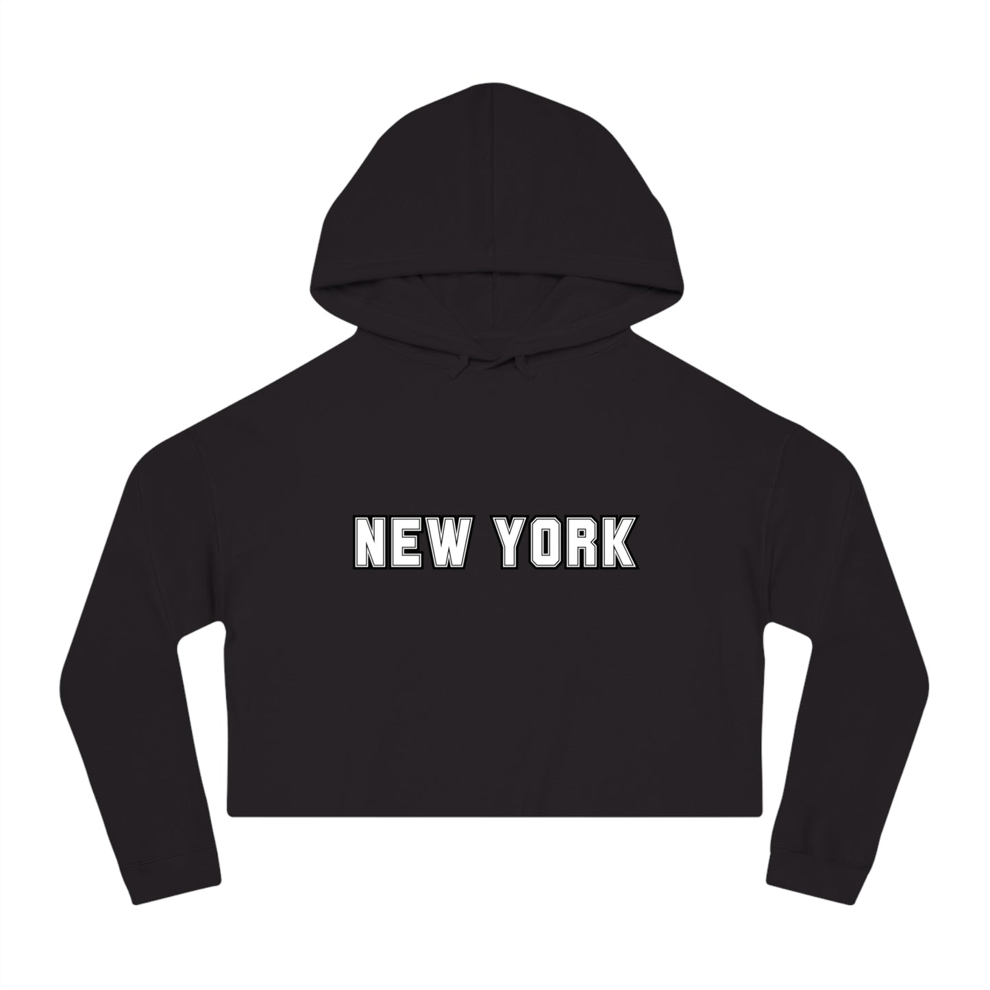 NEW YORK | Women’s Cropped Hooded Sweatshirt