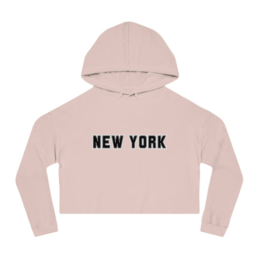 NEW YORK | Women’s Cropped Hooded Sweatshirt