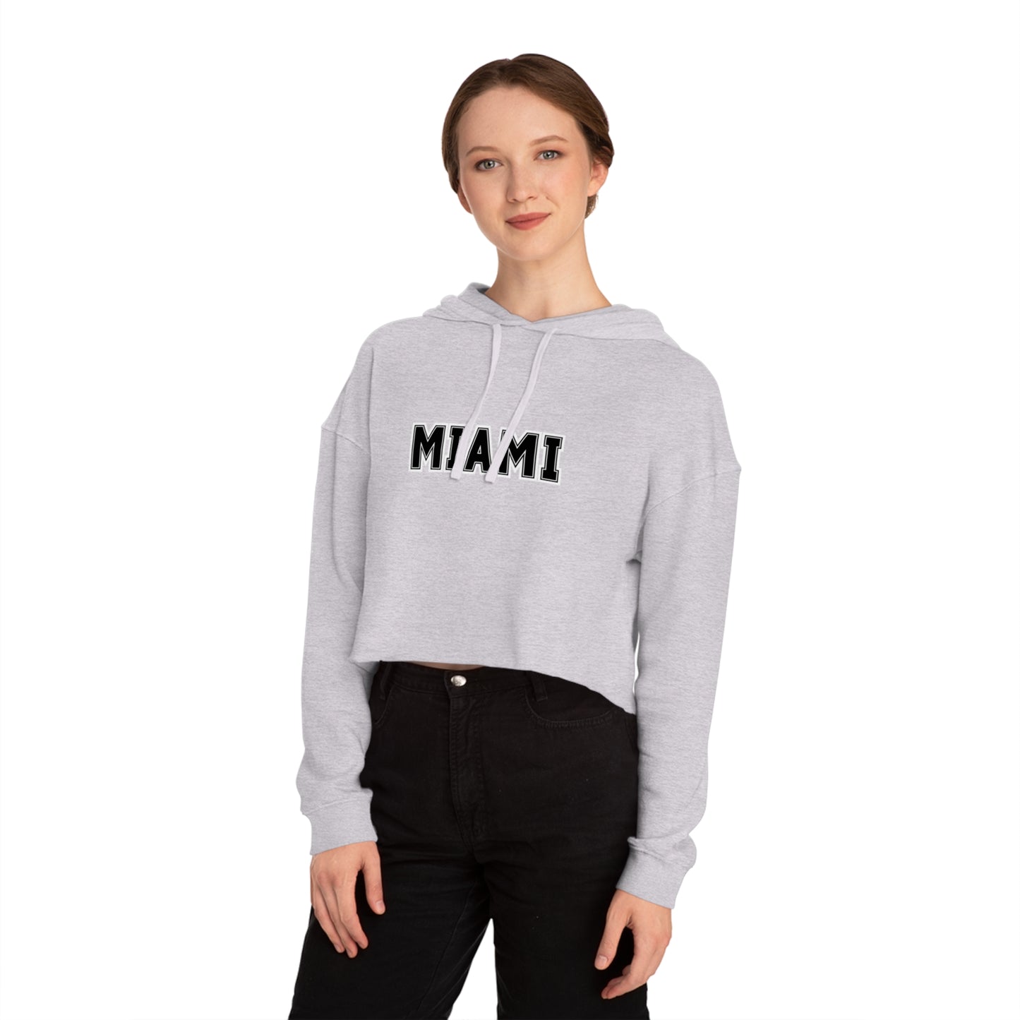 MIAMI | Women’s Cropped Hooded Sweatshirt