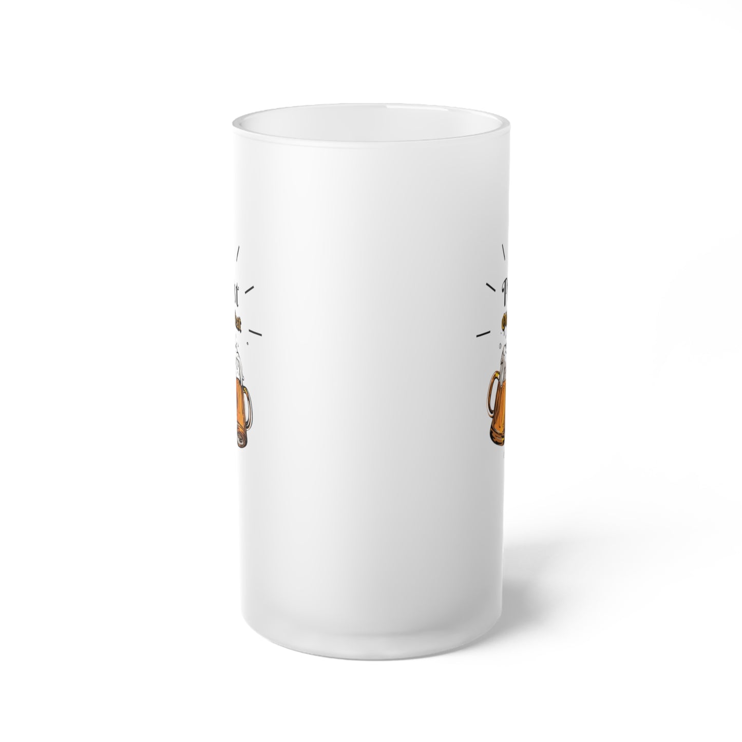 PROST | Frosted Glass Beer Mug