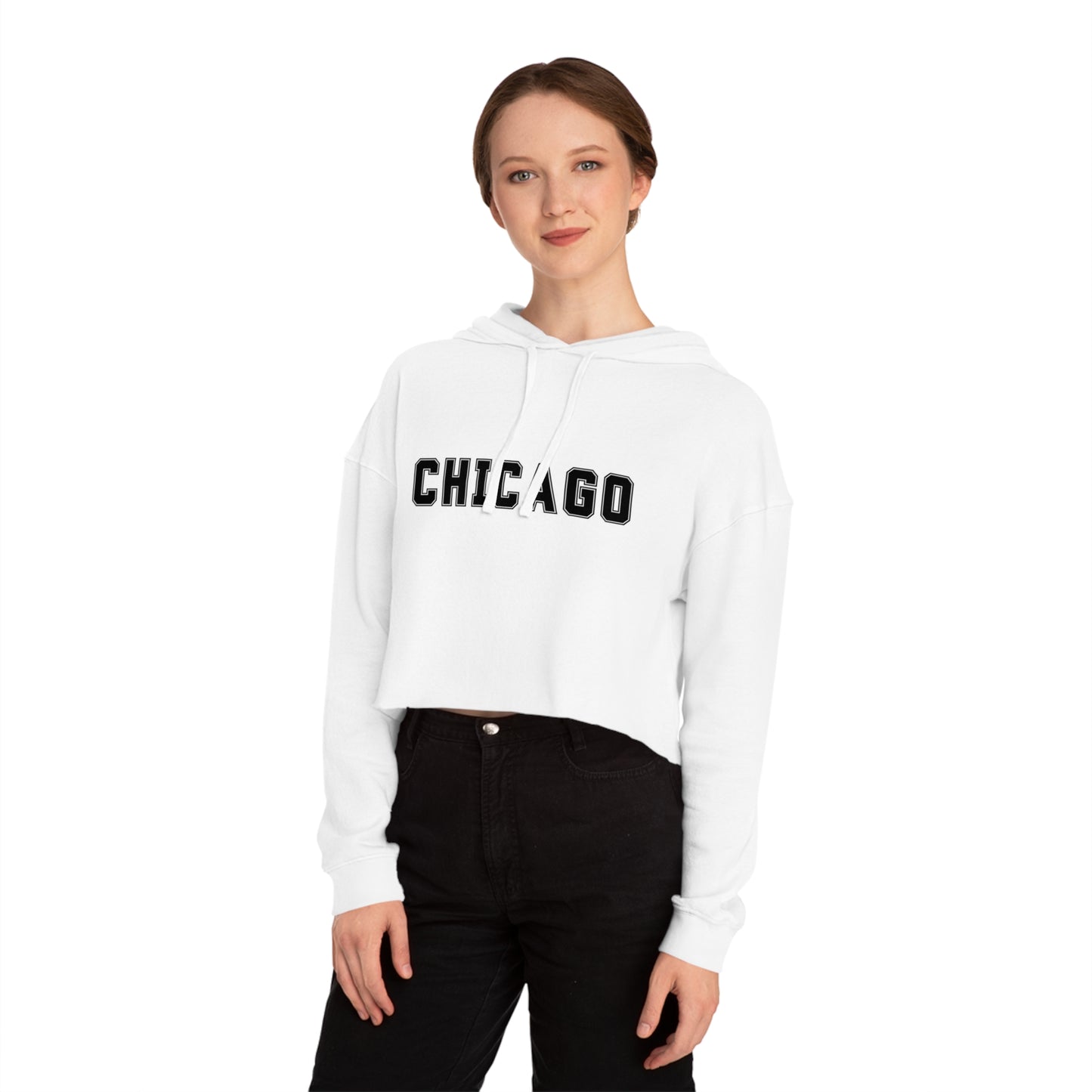 CHICAGO | Women’s Cropped Hooded Sweatshirt