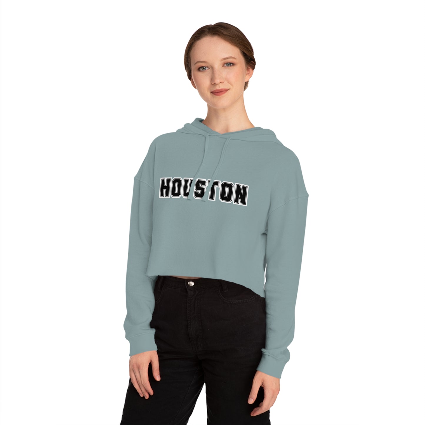 HOUSTON | Women’s Cropped Hooded Sweatshirt