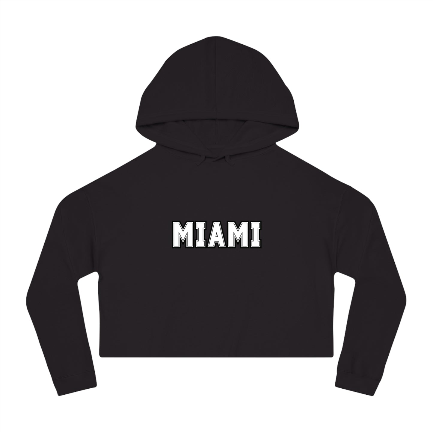 MIAMI | Women’s Cropped Hooded Sweatshirt
