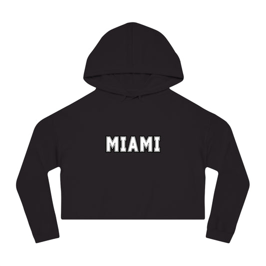 MIAMI | Women’s Cropped Hooded Sweatshirt
