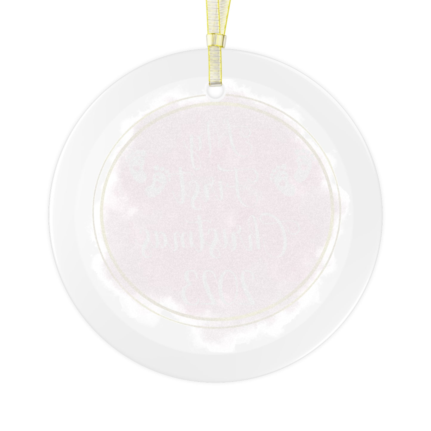 My First Christmas | Pink 2023 | Glass Ornament