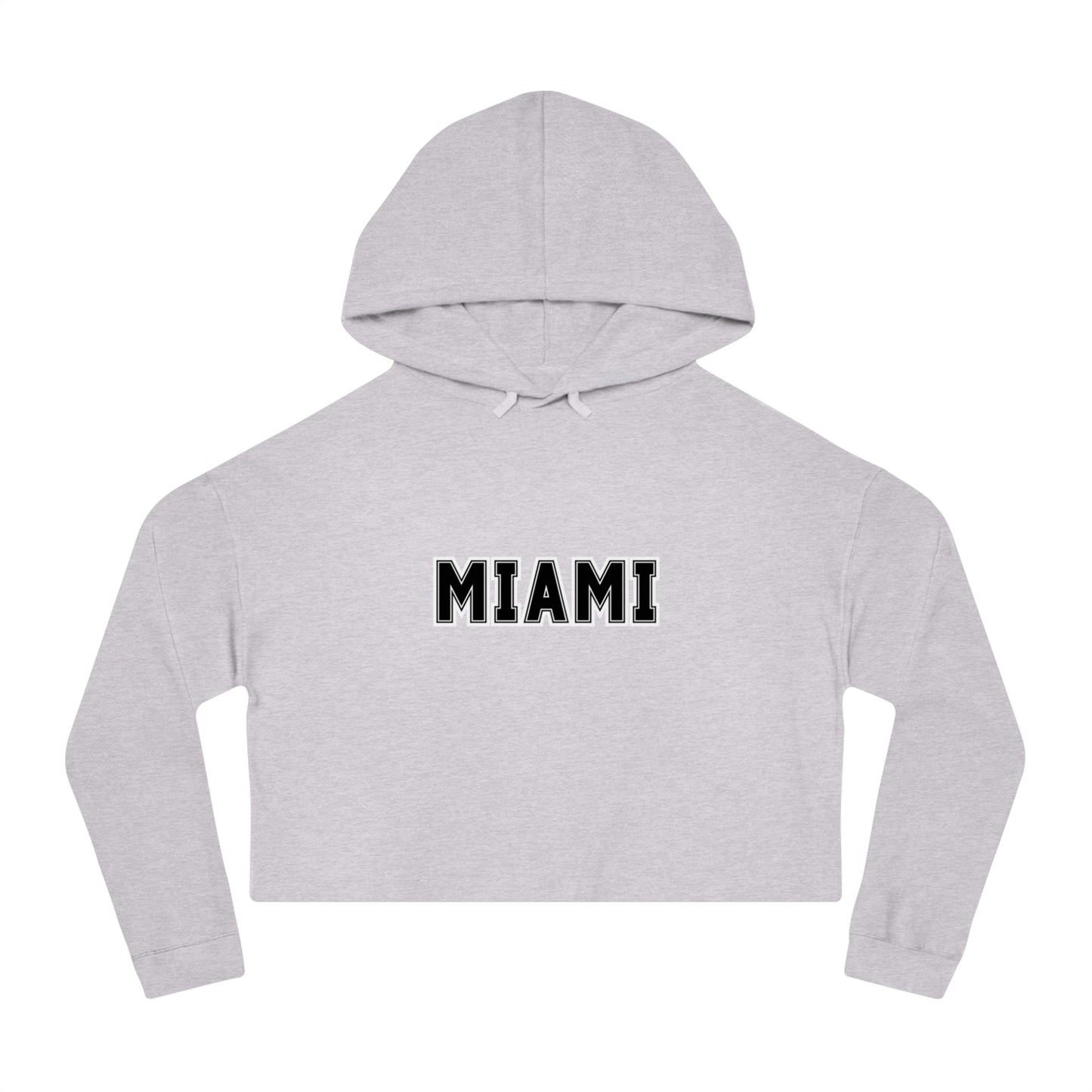 MIAMI | Women’s Cropped Hooded Sweatshirt