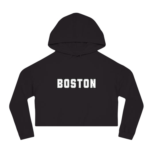 BOSTON | Women’s Cropped Hooded Sweatshirt