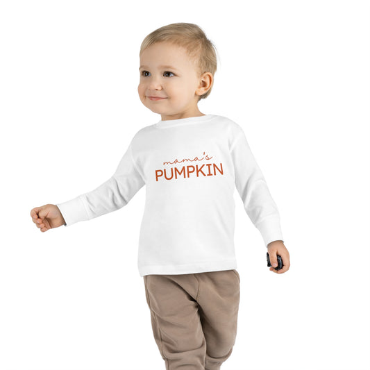 Mama's Pumpkin | Toddler Long Sleeve Tee