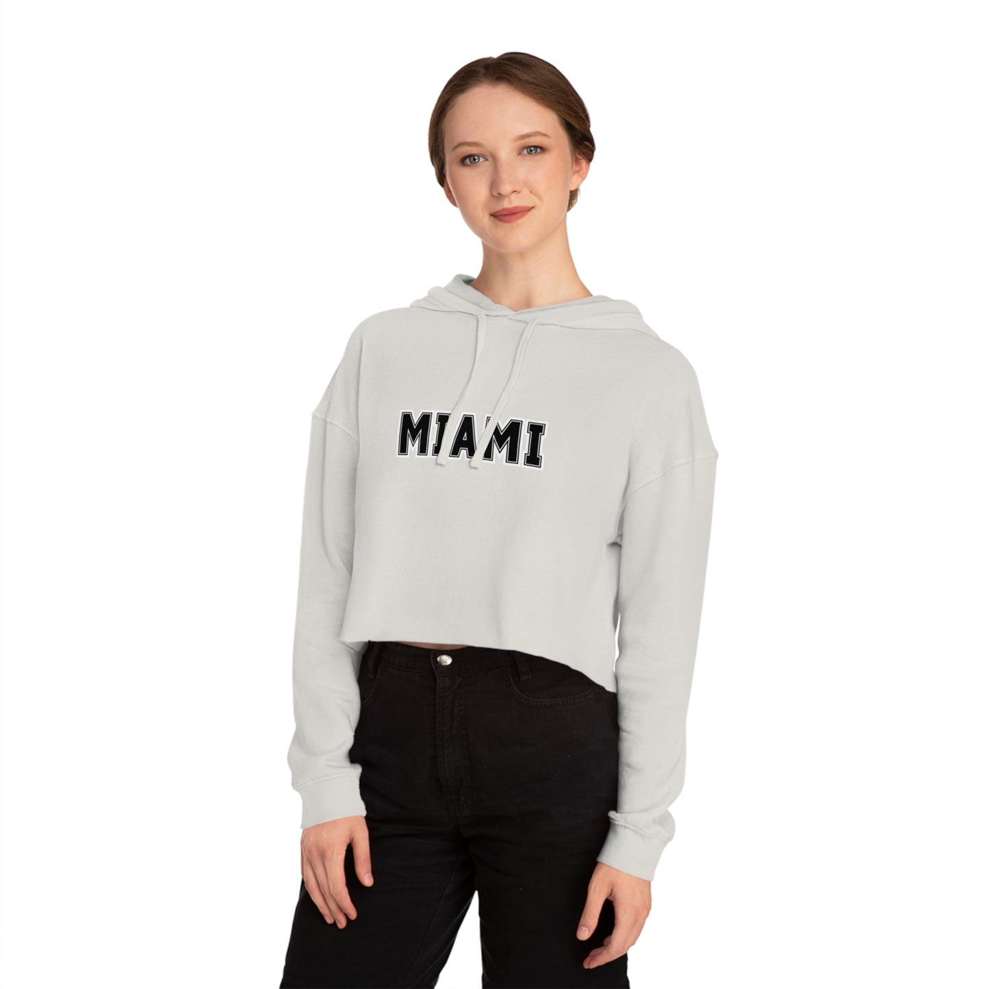 MIAMI | Women’s Cropped Hooded Sweatshirt