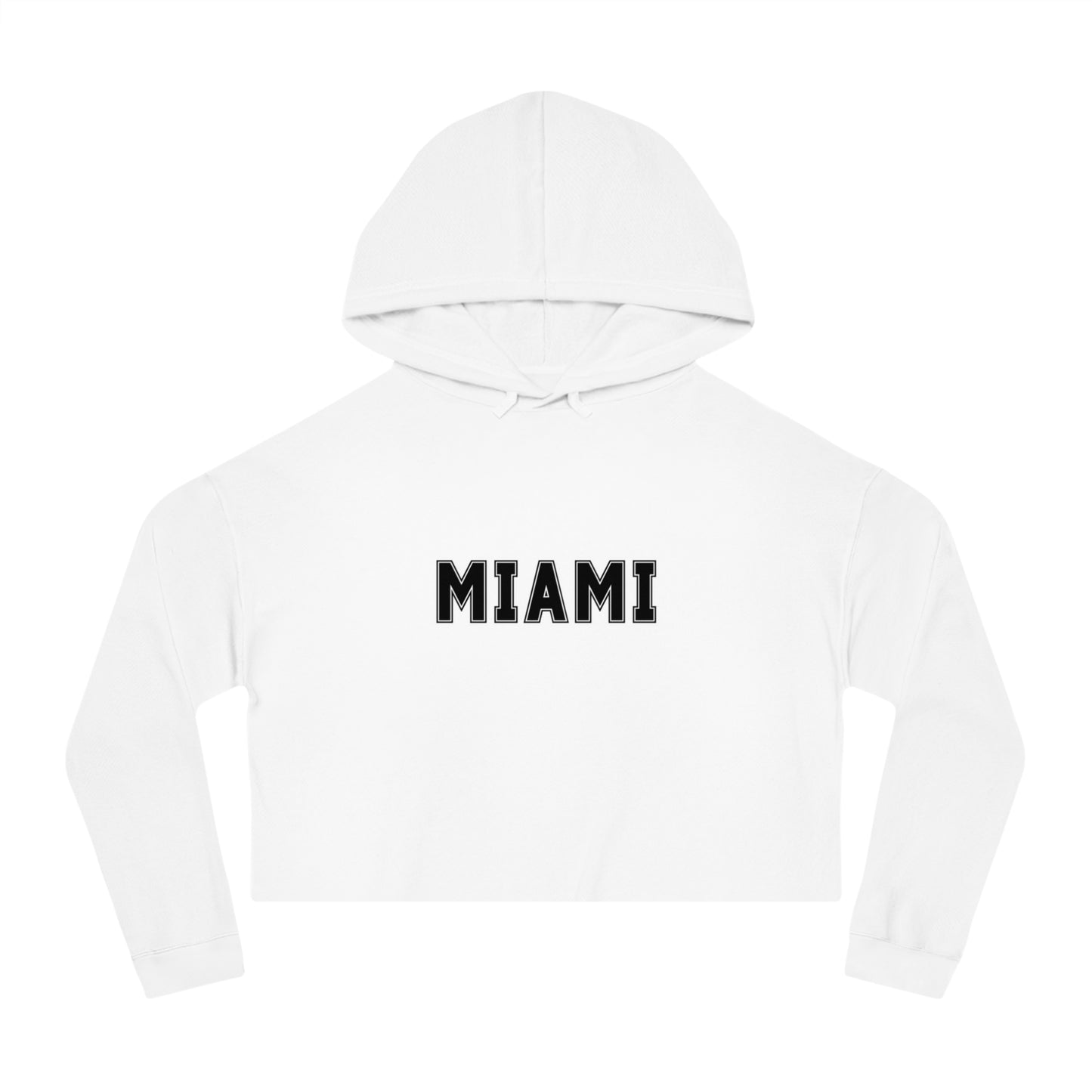 MIAMI | Women’s Cropped Hooded Sweatshirt