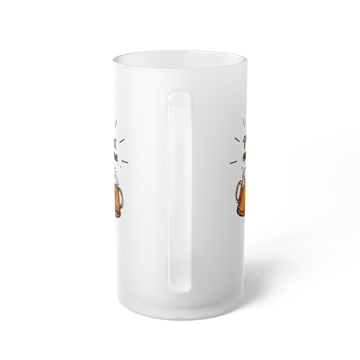 PROST | Frosted Glass Beer Mug
