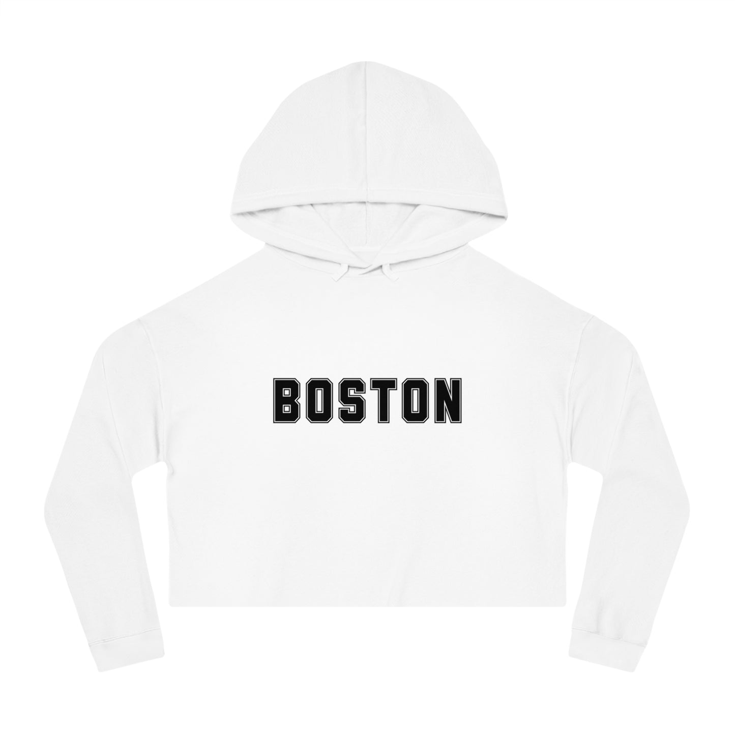 BOSTON | Women’s Cropped Hooded Sweatshirt