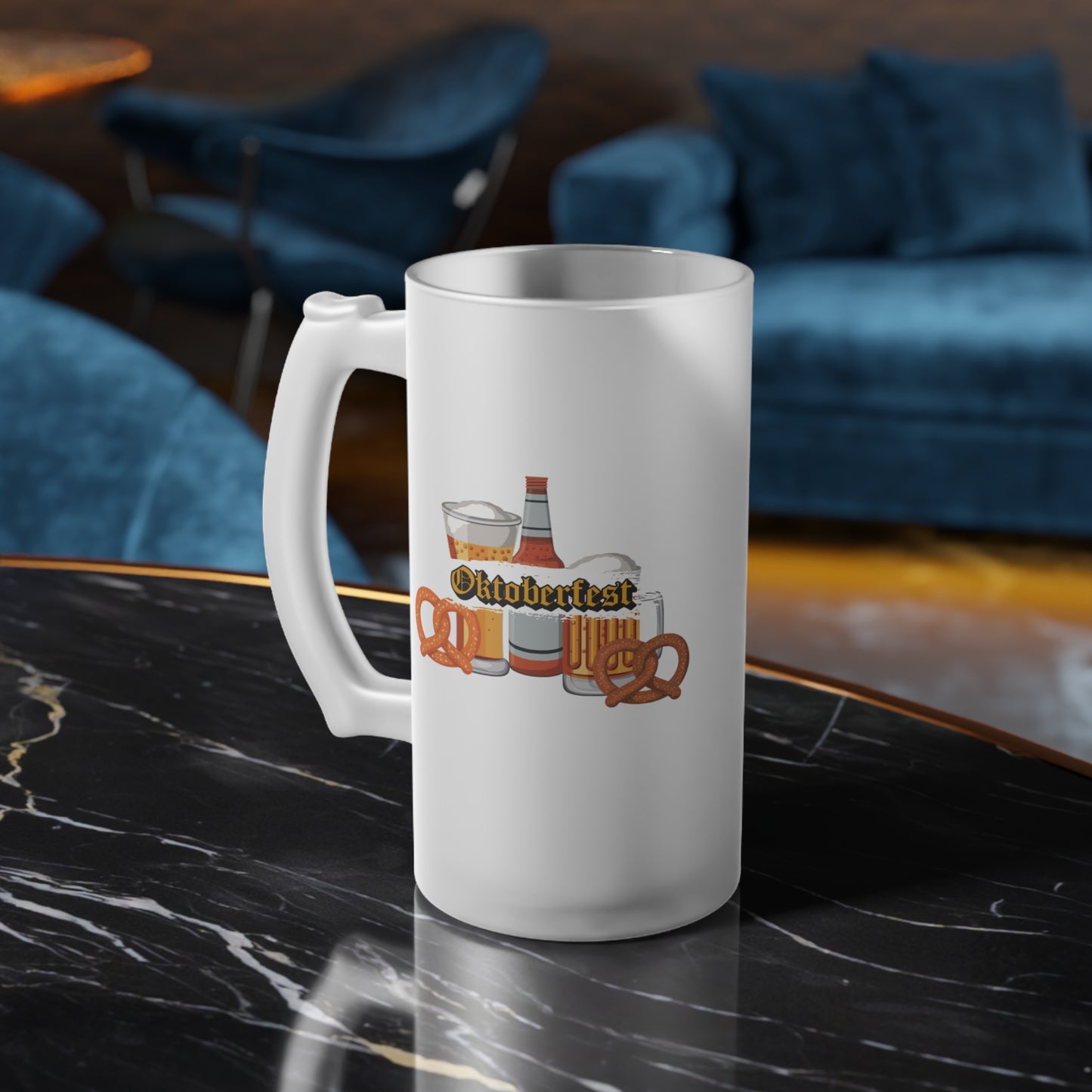 Oktoberfest | Frosted Glass Beer Mug