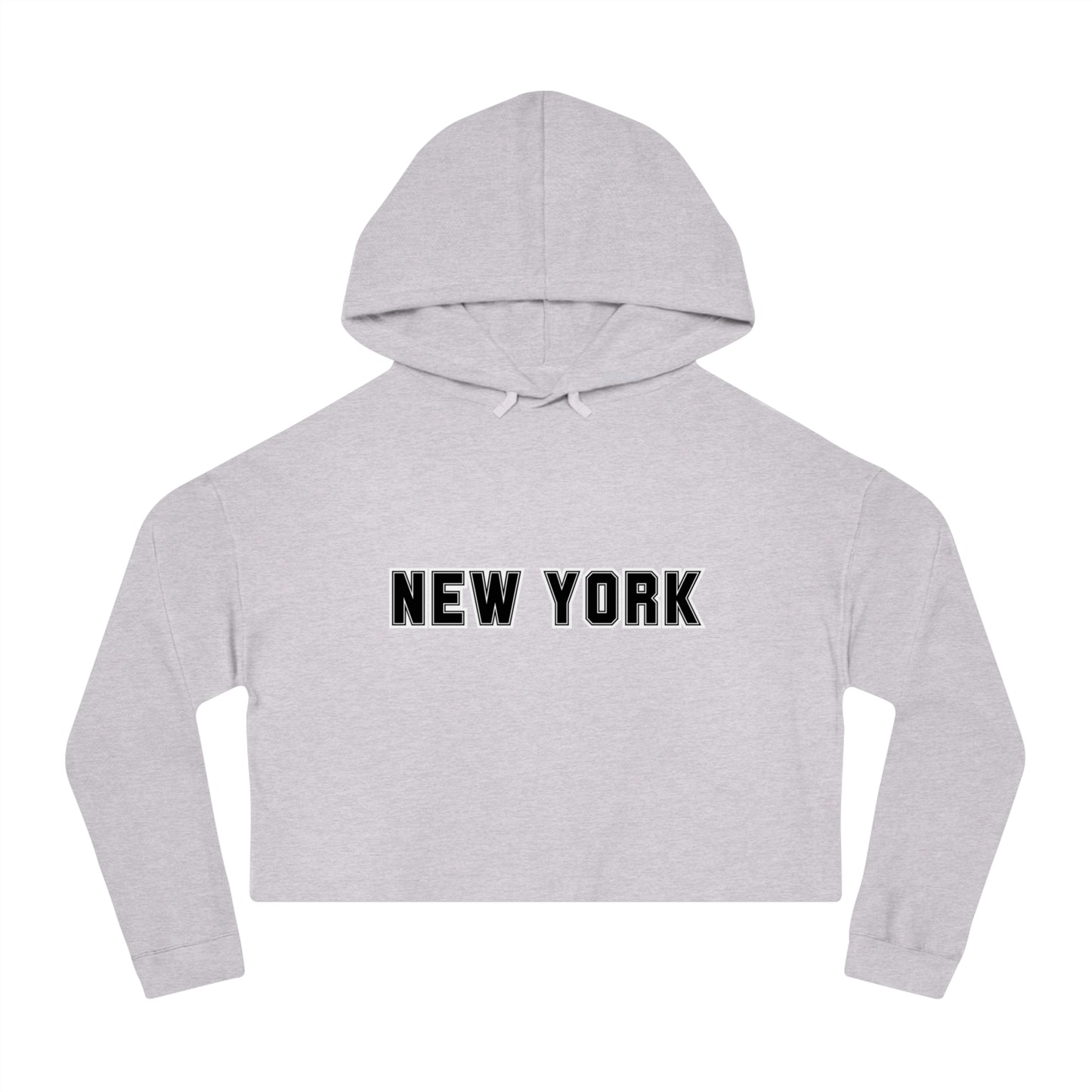 NEW YORK | Women’s Cropped Hooded Sweatshirt
