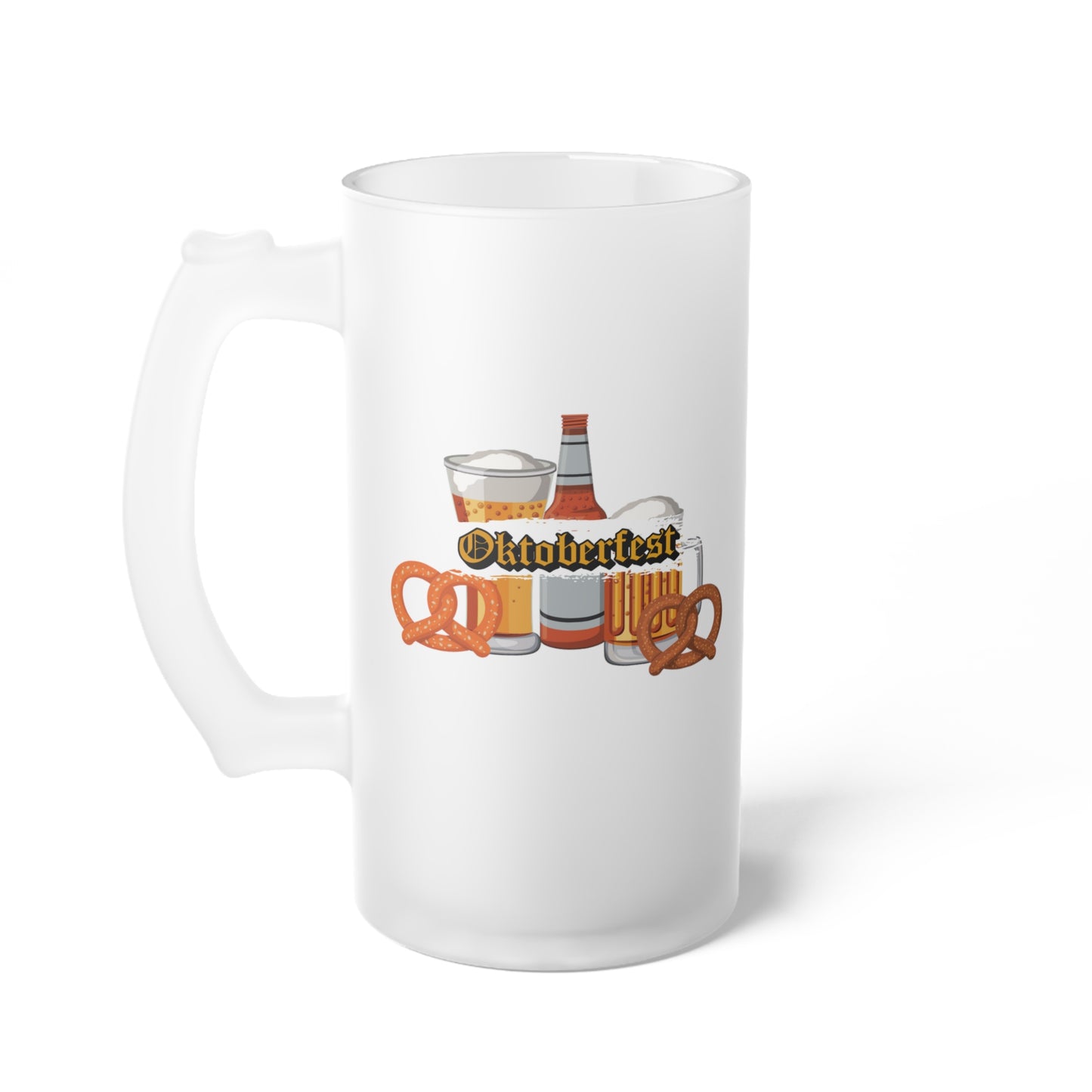 Oktoberfest | Frosted Glass Beer Mug