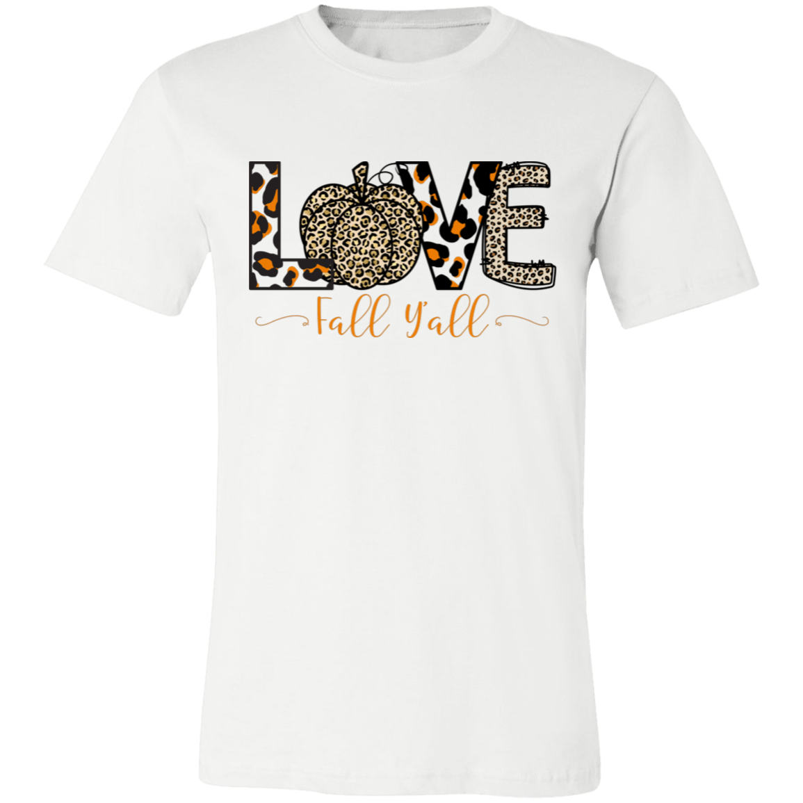 LOVE Fall Yall | Jersey Short-Sleeve T-Shirt