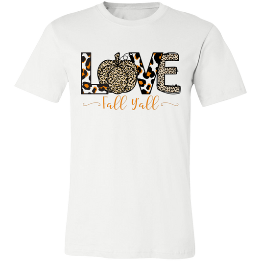 LOVE Fall Yall | Jersey Short-Sleeve T-Shirt