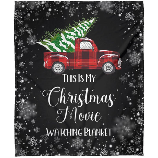 Snowy Nights Christmas Movie Blanket 50x60