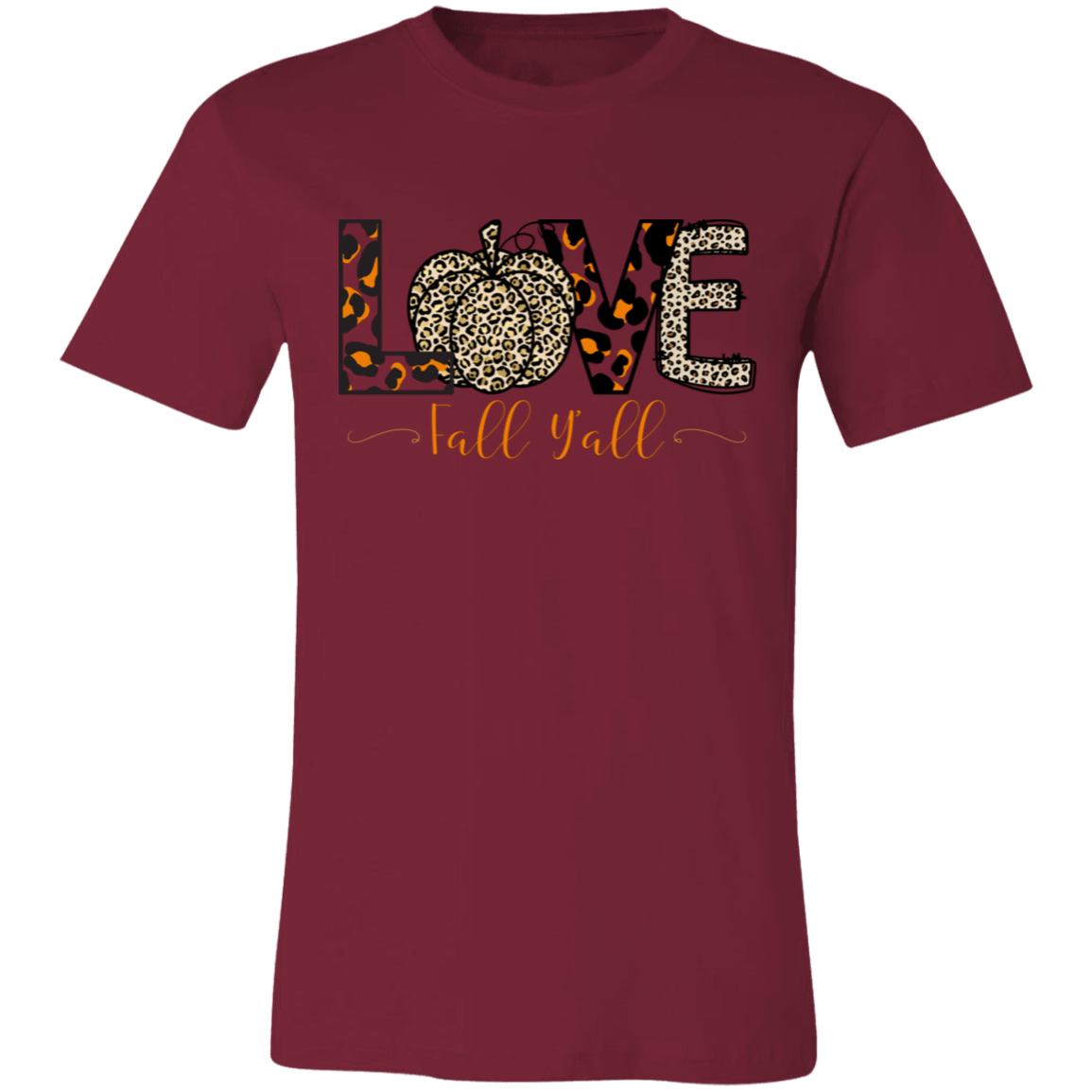 LOVE Fall Yall | Jersey Short-Sleeve T-Shirt