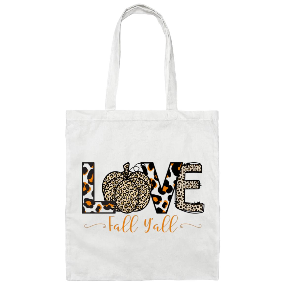 Love Fall Yall | Canvas Tote Bag