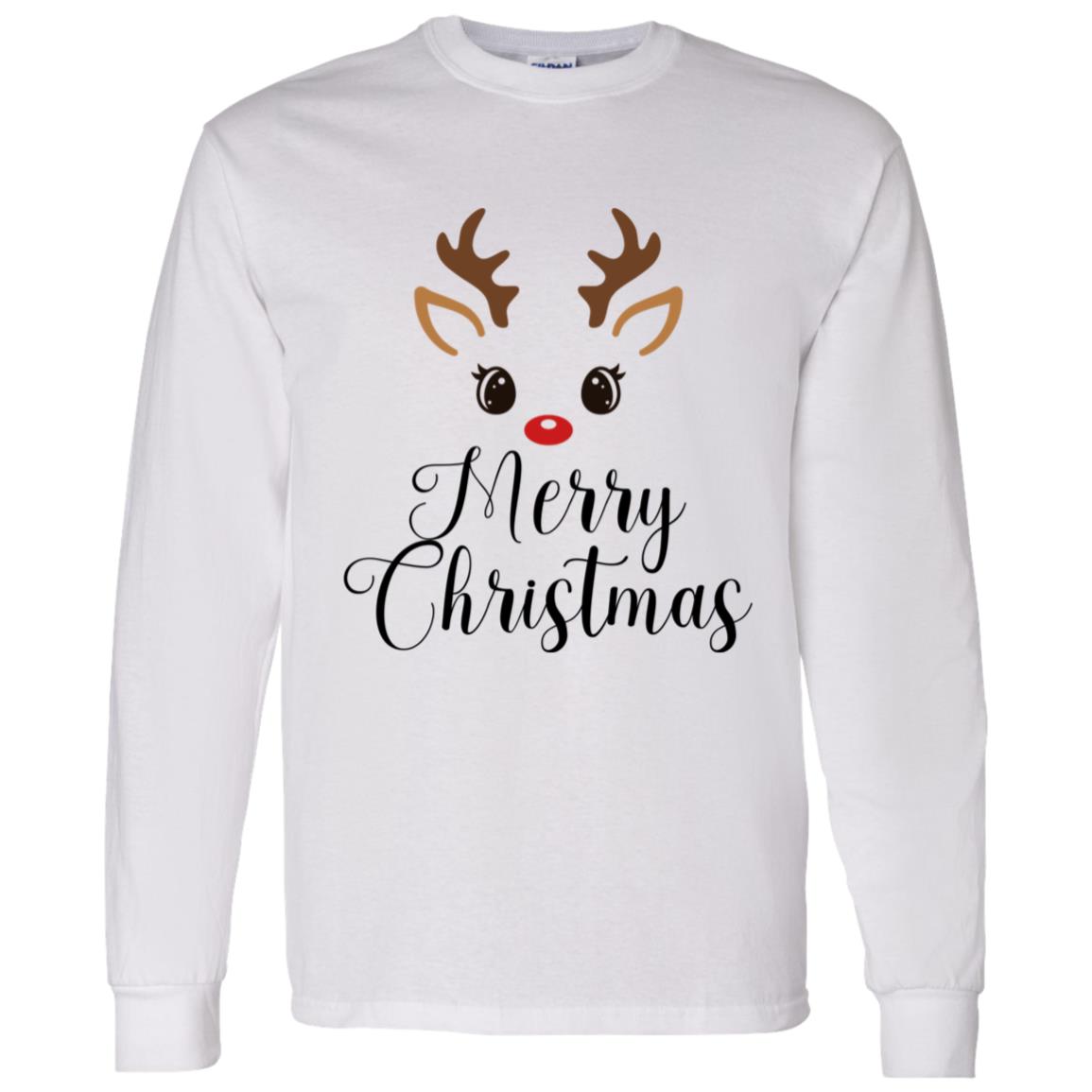 Christmas Reindeer Long Sleeve T-Shirt