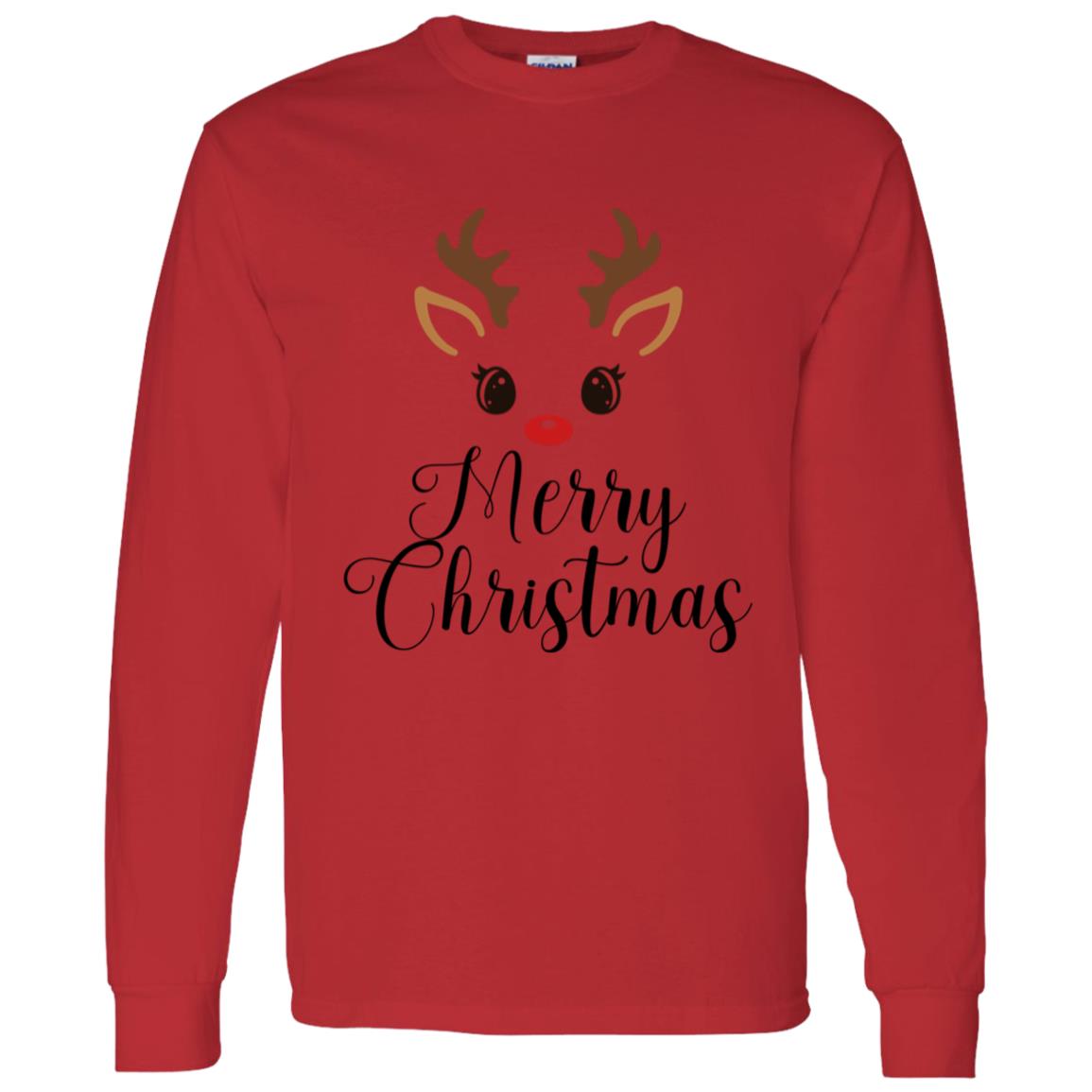 Christmas Reindeer Long Sleeve T-Shirt