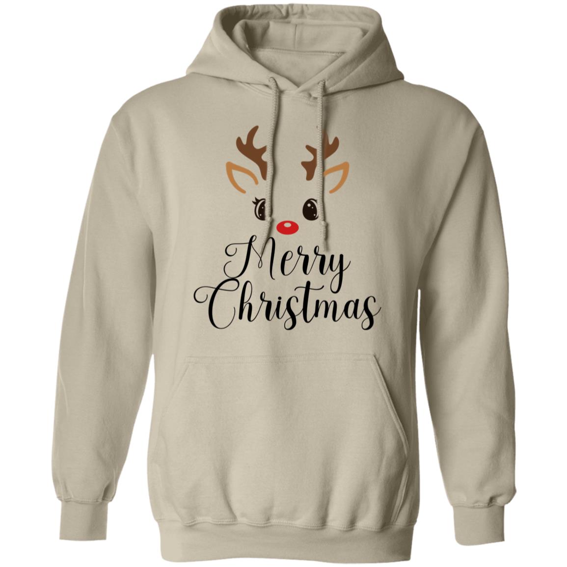 Christmas Reindeer Pullover Hoodie