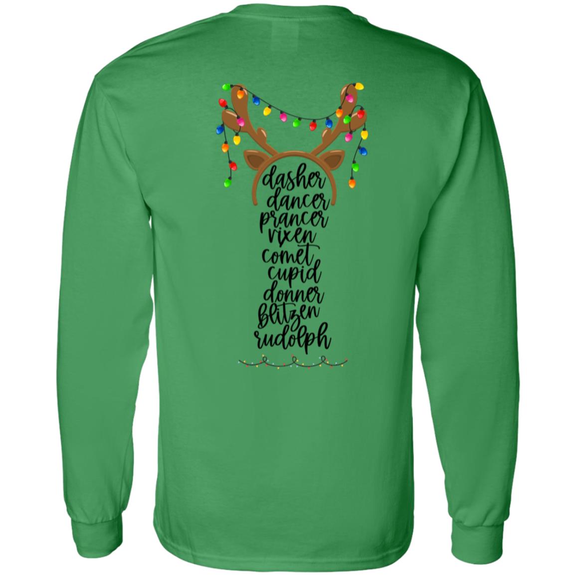 Christmas Reindeer Long Sleeve T-Shirt