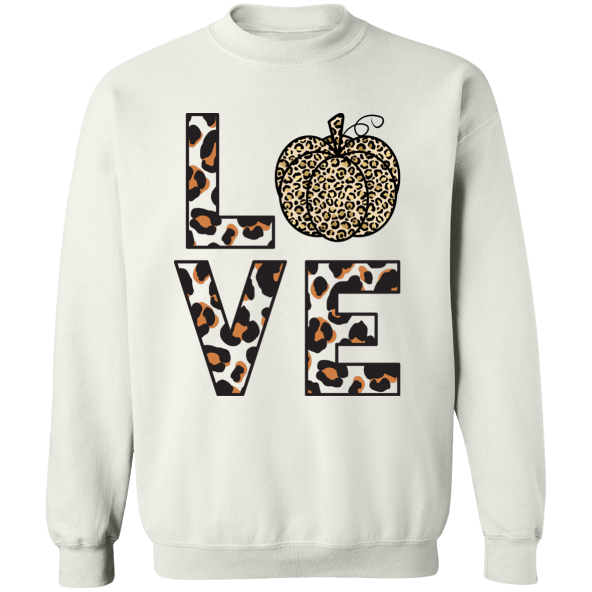 Pumpkin LOVE Crewneck Pullover Sweatshirt