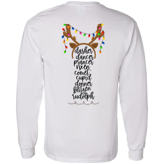 Christmas Reindeer Long Sleeve T-Shirt
