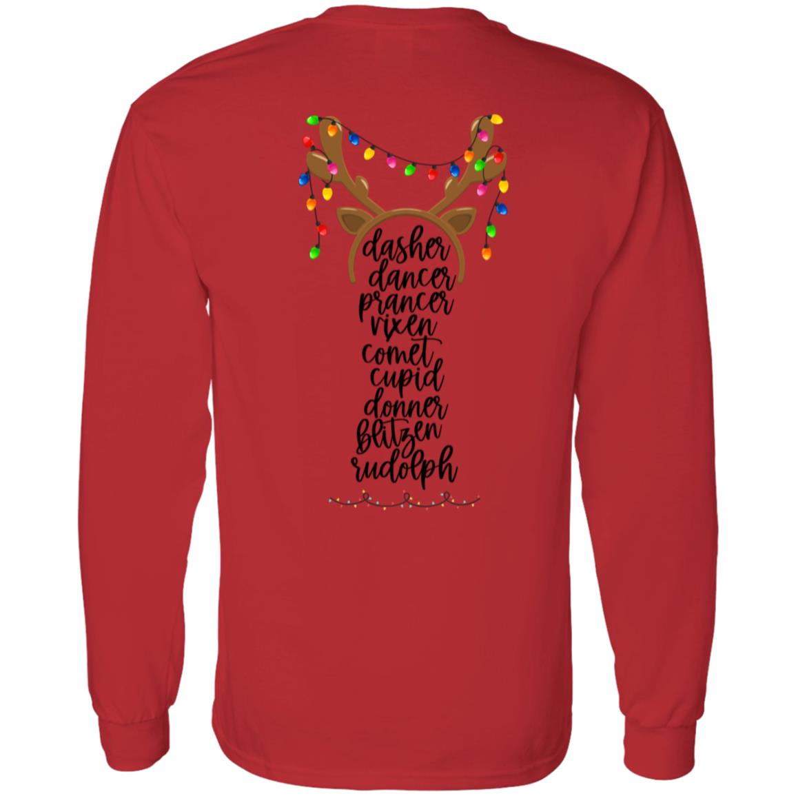 Christmas Reindeer Long Sleeve T-Shirt