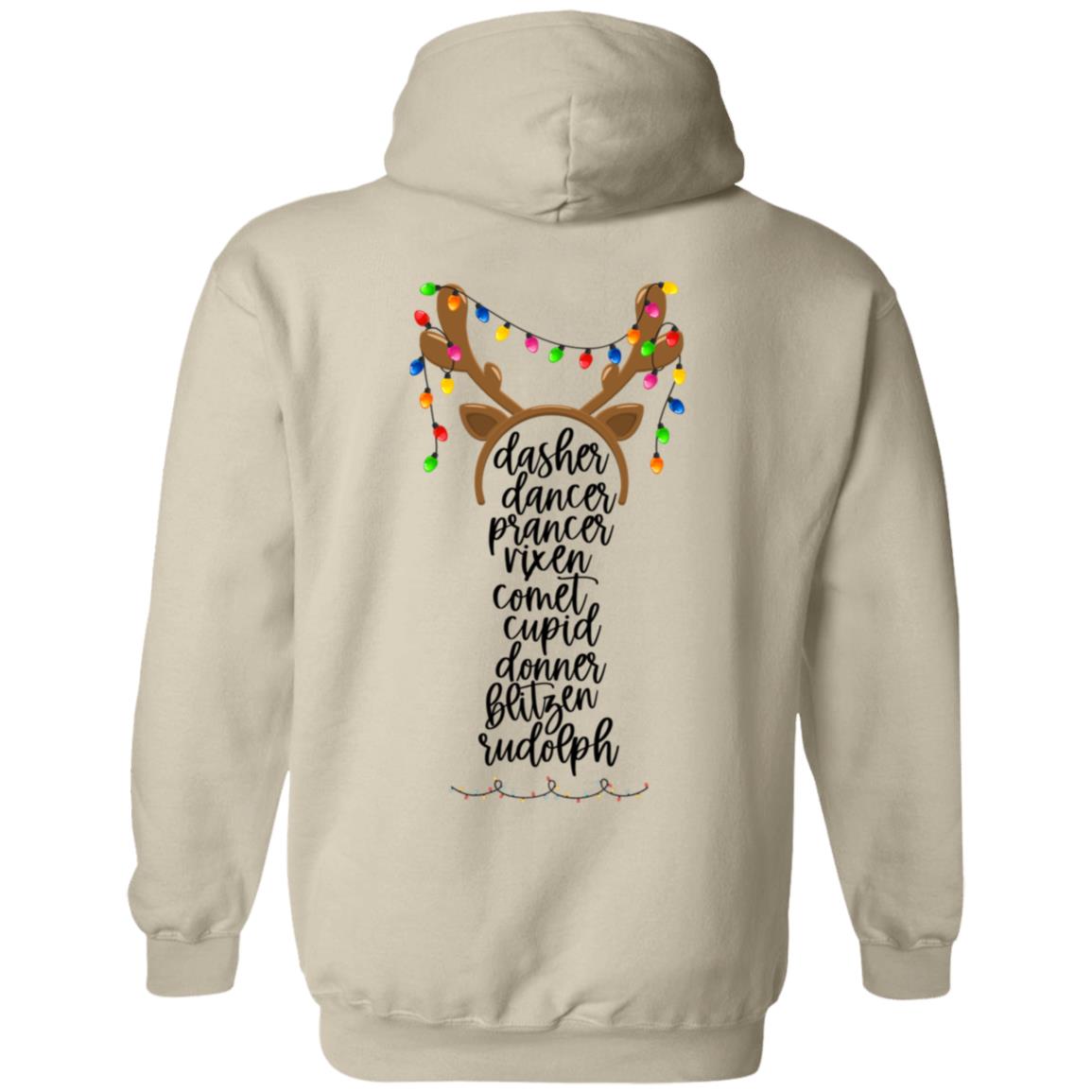 Christmas Reindeer Pullover Hoodie