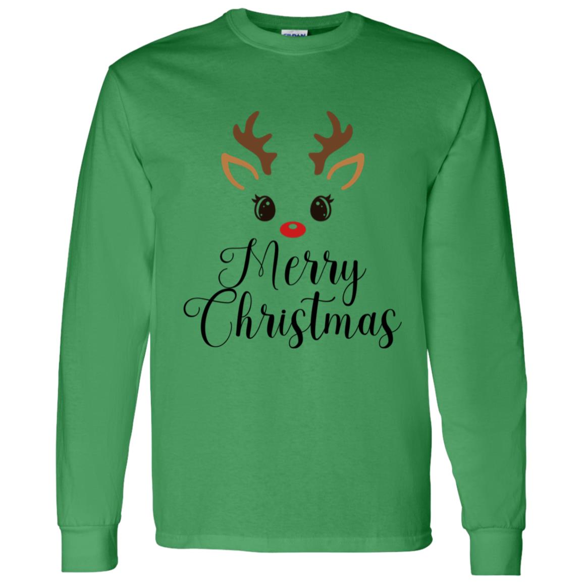Christmas Reindeer Long Sleeve T-Shirt