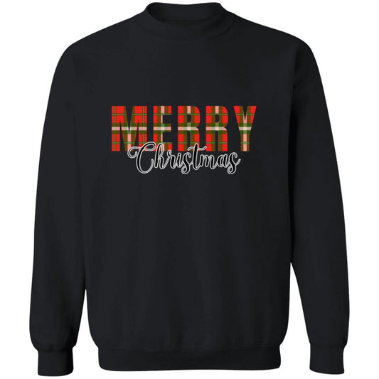 Merry Christmas Plaid Sweatshirt