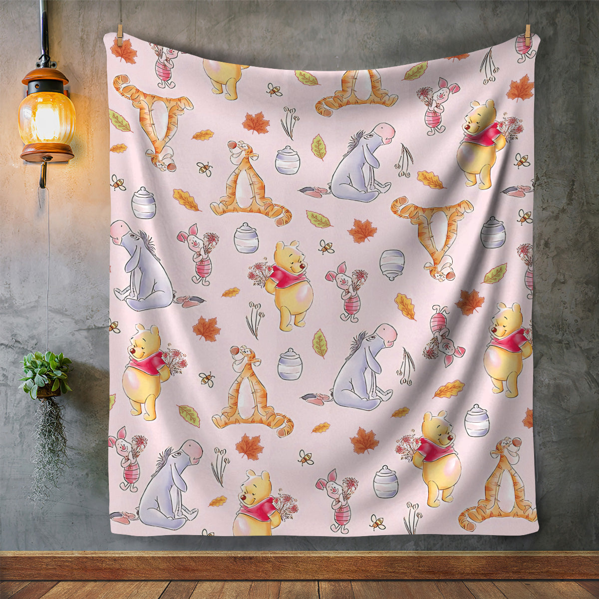 Fall Leaves Cozy Plush Fleece Blanket - 50x60