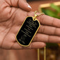 To My Son | Brave Strong Smart| From Mom| Dog Tag Necklace