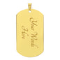 To My Son | Do Your Best | Dog Tag Necklace