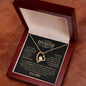 My Daughter | Straighten Your Crown | Gold and Black | Forever Love Necklace