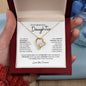 To My Daughter | Brave, Smart, Strong | Forever Love Necklace