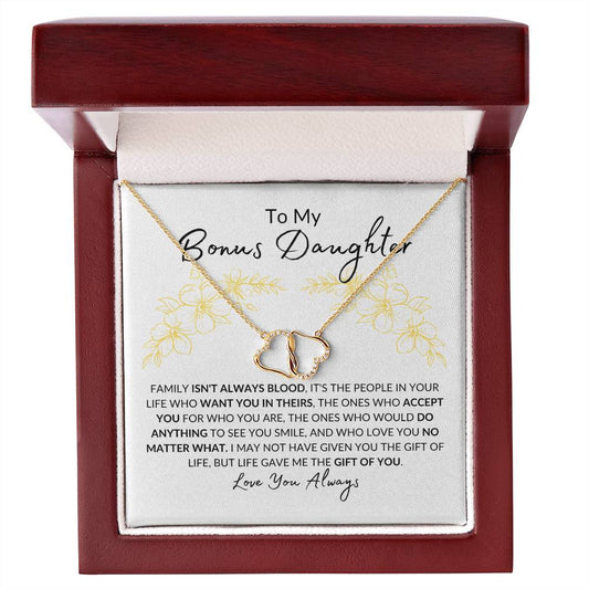 To My Bonus Daughter | Everlasting Love Necklace