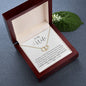 To My Wife | Everlasting Love Necklace | 10K Solid Gold Pendant