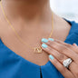 To My Wife | Everlasting Love Necklace | 10K Solid Gold Pendant