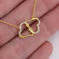 To My Wife | Everlasting Love | 10K Solid Gold Necklace