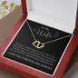 To My Wife | Everlasting Love | 10K Solid Gold Necklace