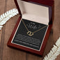 To My Wife | Everlasting Love | 10K Solid Gold Necklace